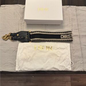 Dior Black and Gold Women's Belt